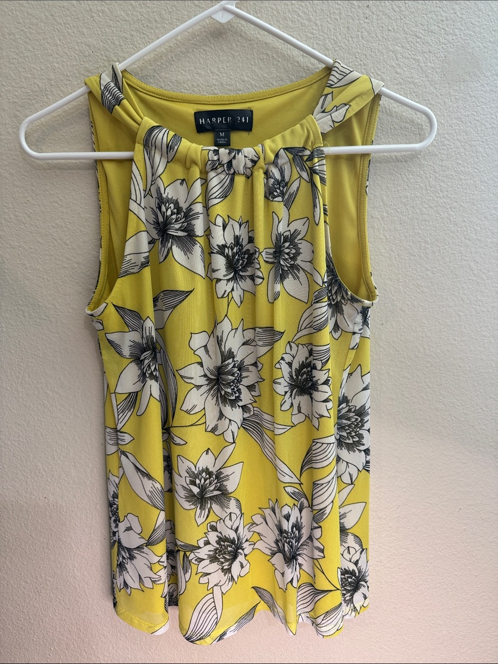 Harper Yellow Floral Sleeveless Camisole